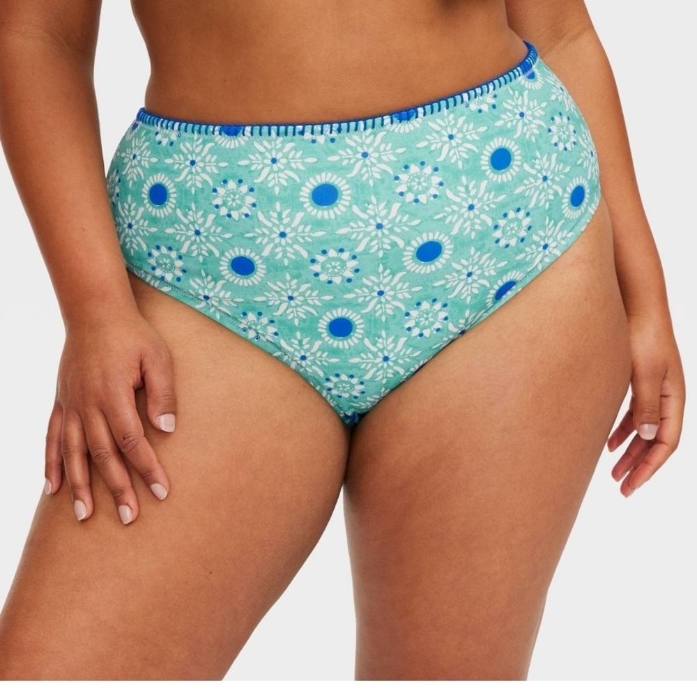 Roller Rabbit x Target Women's Star Medallion/ Multi Strip Bikini Bottom 1X